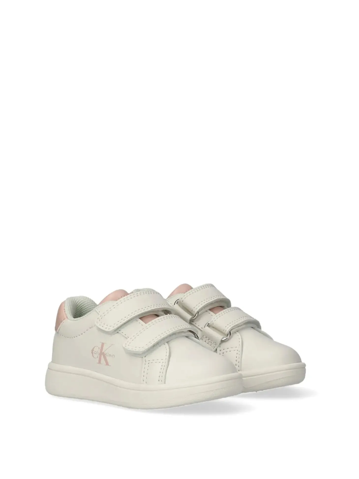 SNEAKERS BAMBINA - CALVIN KLEIN BIANCO-NUDO - V1A9-83206-1355
