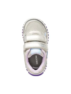 SNEAKERS BAMBINA - GEOX ARGENTO-LILLA - B6561C 0AJAS