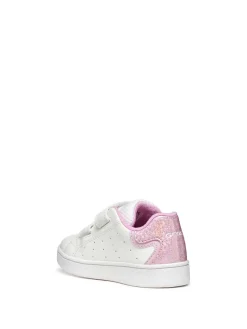 SNEAKERS BAMBINA - GEOX BIANCO-ROSA - B365MA 054BJ
