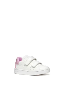 SNEAKERS BAMBINA - GEOX BIANCO-ROSA - B365MA 054BJ