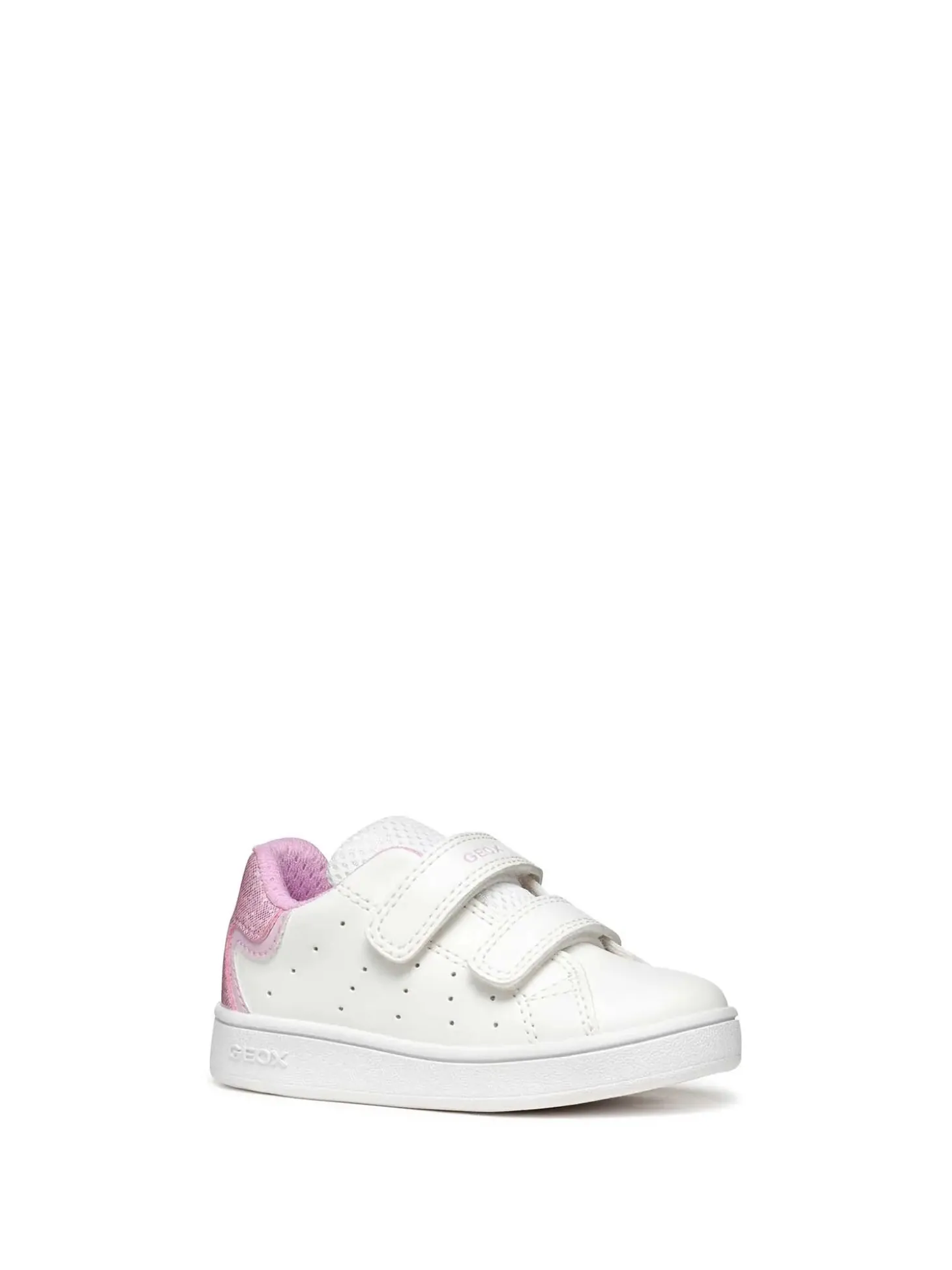 SNEAKERS BAMBINA - GEOX BIANCO-ROSA - B365MA 054BJ