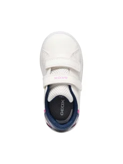 SNEAKERS BAMBINA - GEOX BIANCO-BLU - B365MA 0BCKC