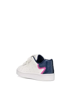 SNEAKERS BAMBINA - GEOX BIANCO-BLU - B365MA 0BCKC