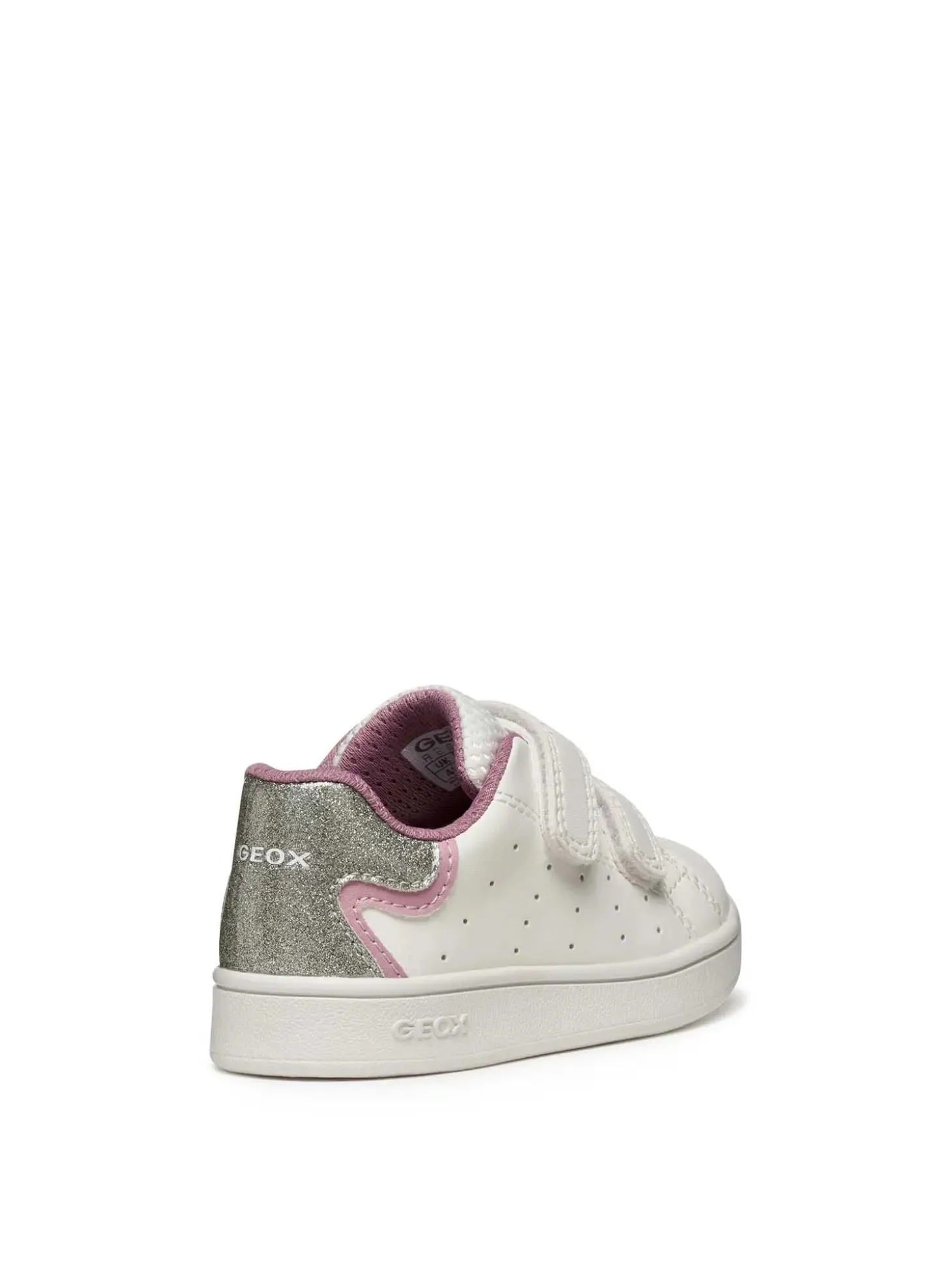 SNEAKERS BAMBINA - GEOX BIANCO-ROSA - B365MA 0BCKC