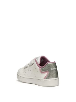 SNEAKERS BAMBINA - GEOX BIANCO-ROSA - B365MA 0BCKC