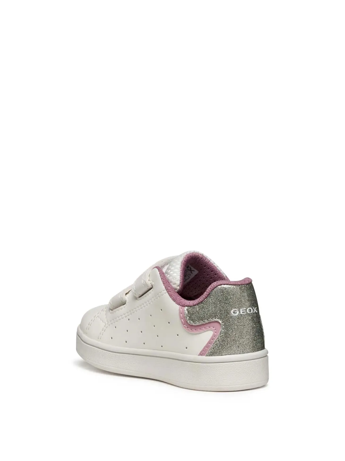 SNEAKERS BAMBINA - GEOX BIANCO-ROSA - B365MA 0BCKC