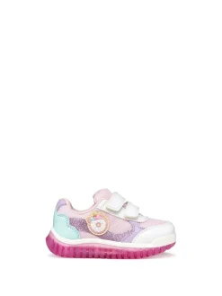 SNEAKERS BAMBINA - GEOX BIANCO-ROSA - B6561A 002AS