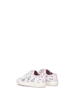 SNEAKERS BAMBINA - GEOX BIANCO-ROSA - B451MB 000AN