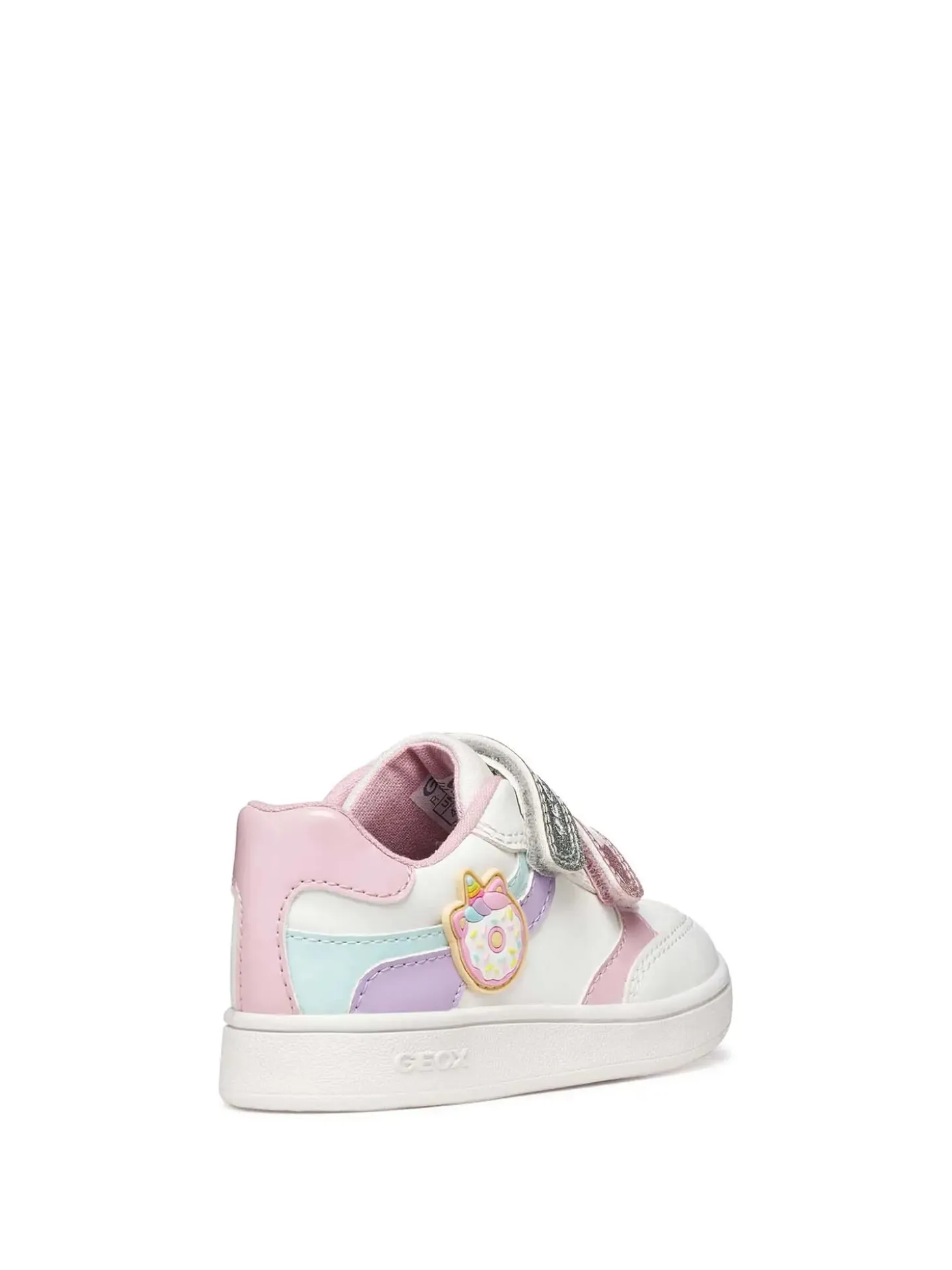 SNEAKERS BAMBINA - GEOX BIANCO-LILLA - B655MB 000BC