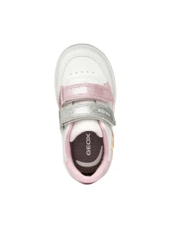SNEAKERS BAMBINA - GEOX BIANCO-LILLA - B655MB 000BC