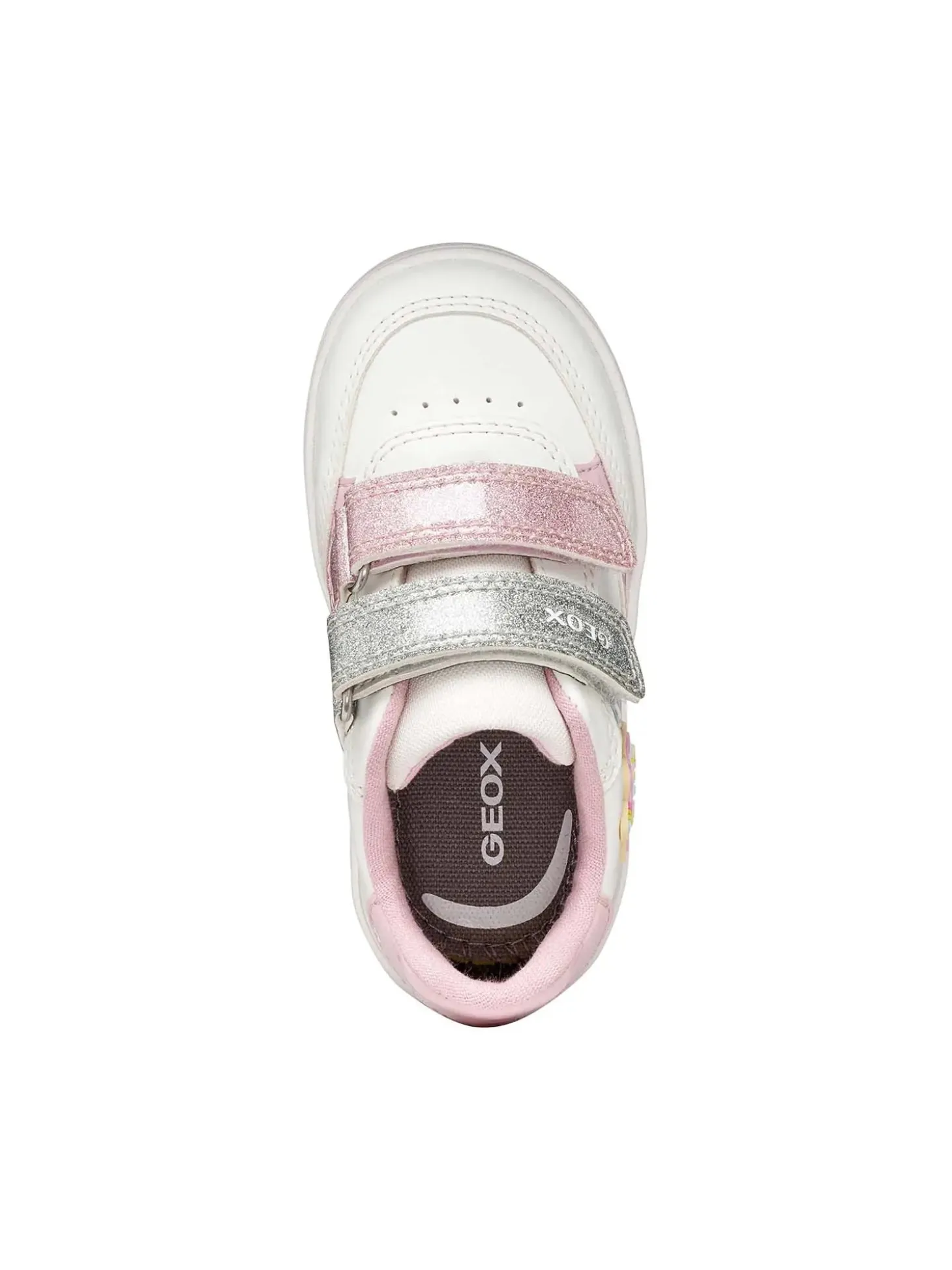 SNEAKERS BAMBINA - GEOX BIANCO-LILLA - B655MB 000BC