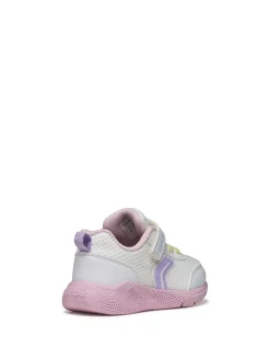 SNEAKERS BAMBINA - GEOX BIANCO-ROSA - B454TD 01454