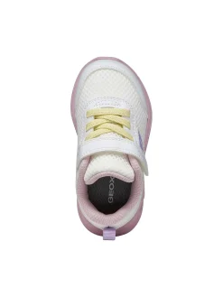 SNEAKERS BAMBINA - GEOX BIANCO-ROSA - B454TD 01454