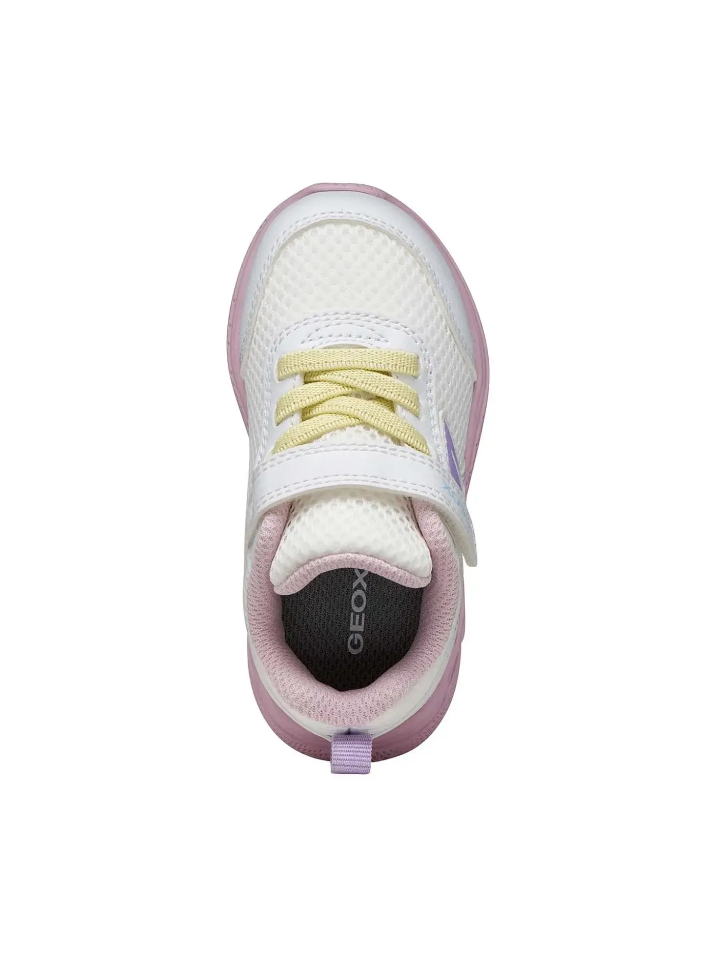 SNEAKERS BAMBINA - GEOX BIANCO-ROSA - B454TD 01454