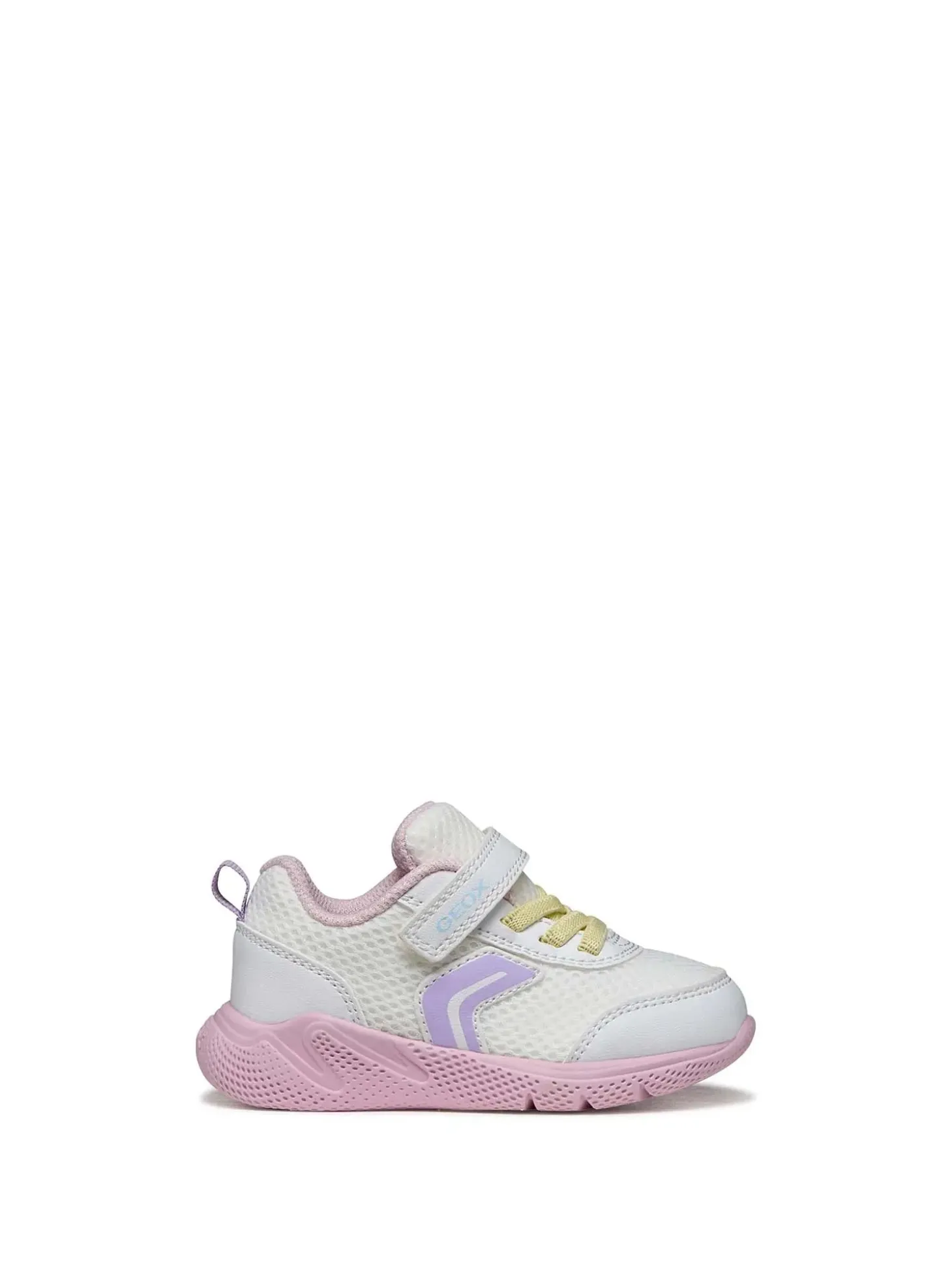 SNEAKERS BAMBINA - GEOX BIANCO-ROSA - B454TD 01454