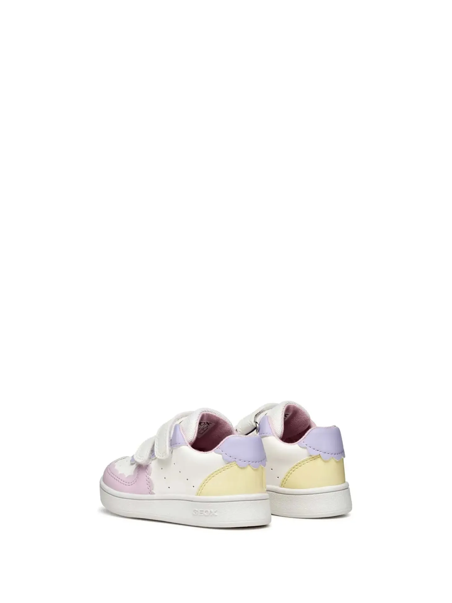 SNEAKERS BAMBINA - GEOX BIANCO-GIALLO - B555MA 000BC