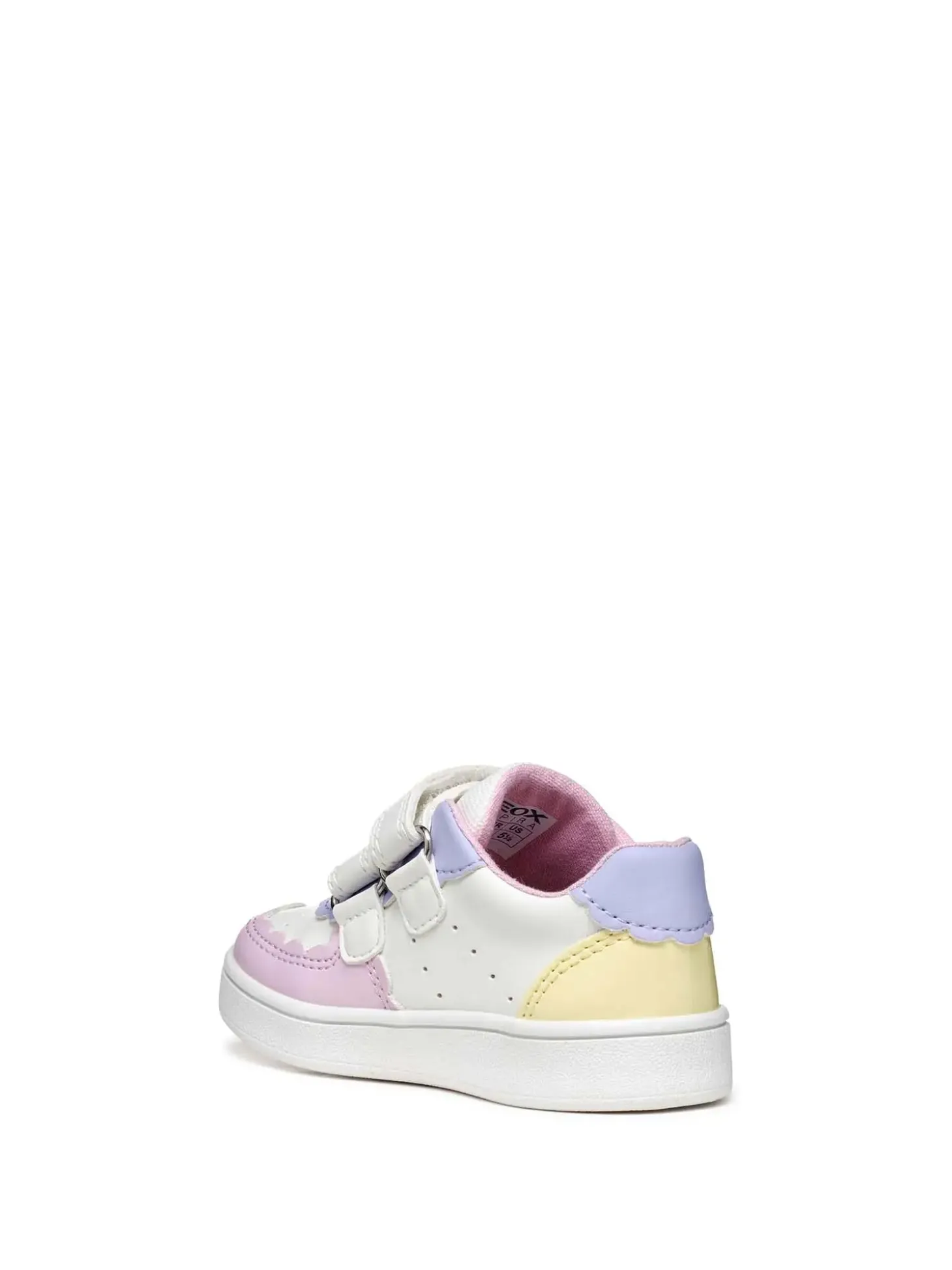 SNEAKERS BAMBINA - GEOX BIANCO-GIALLO - B555MA 000BC