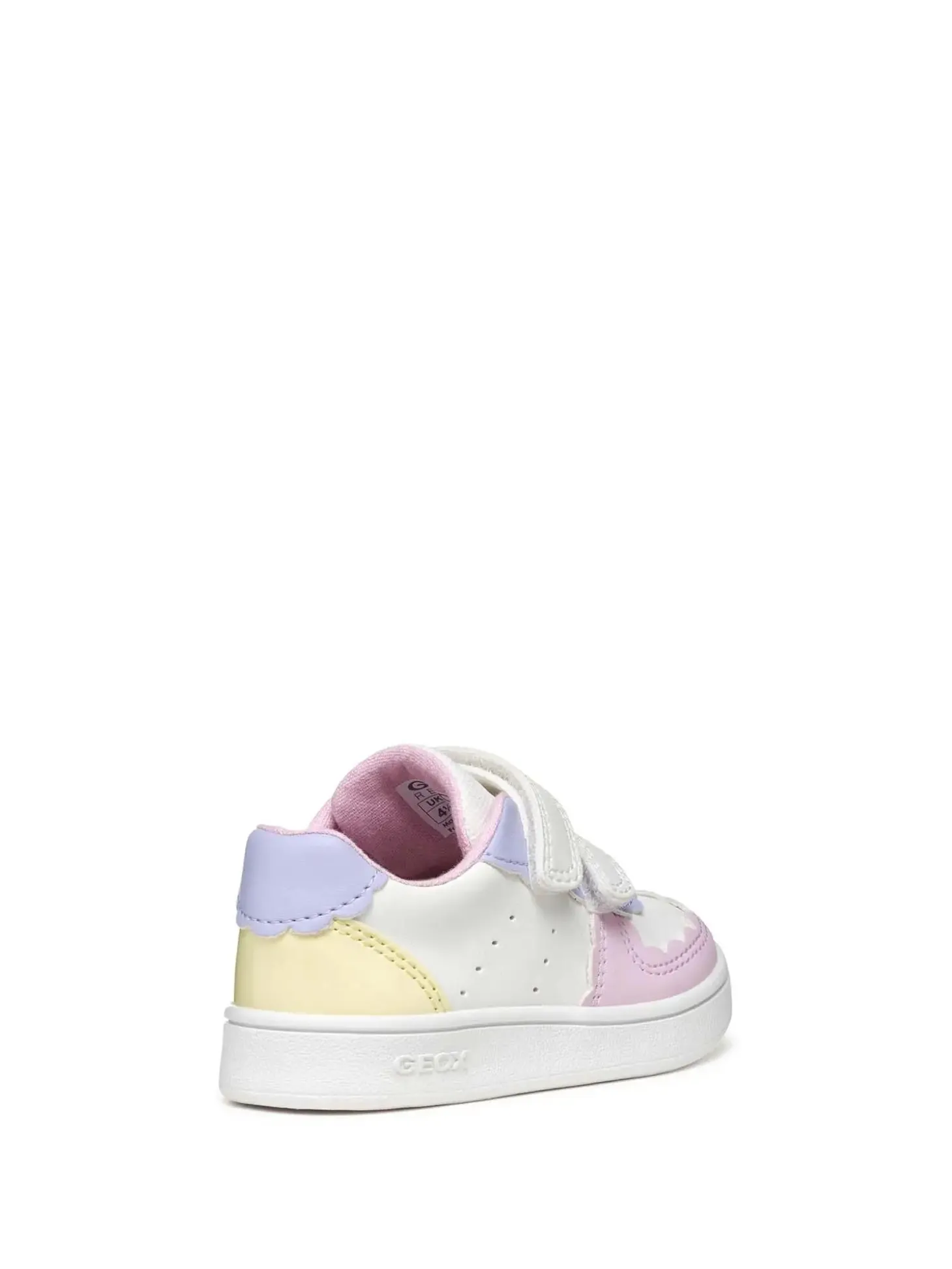 SNEAKERS BAMBINA - GEOX BIANCO-GIALLO - B555MA 000BC