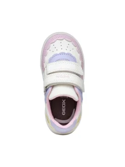 SNEAKERS BAMBINA - GEOX BIANCO-GIALLO - B555MA 000BC