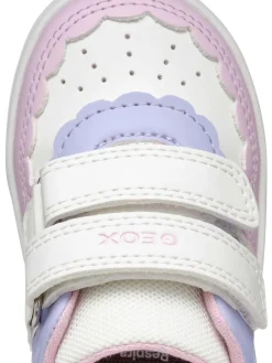 SNEAKERS BAMBINA - GEOX BIANCO-GIALLO - B555MA 000BC