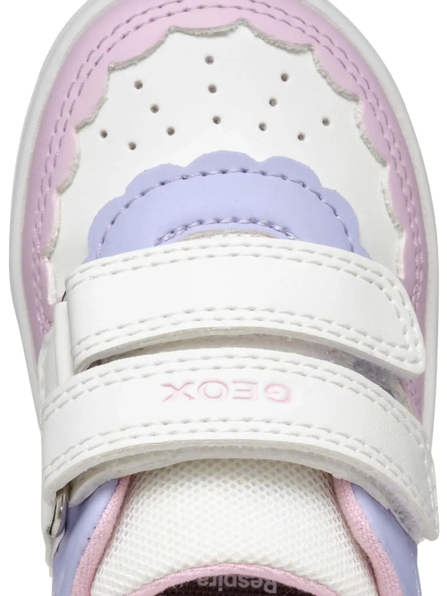 SNEAKERS BAMBINA - GEOX BIANCO-GIALLO - B555MA 000BC