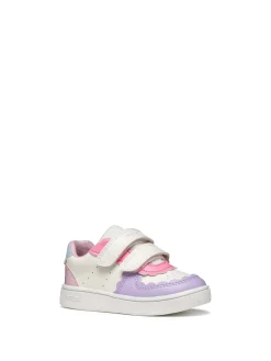 SNEAKERS BAMBINA - GEOX BIANCO-LILLA - B555MA 000BC
