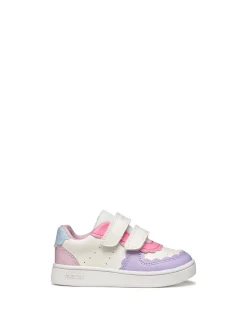 SNEAKERS BAMBINA - GEOX BIANCO-LILLA - B555MA 000BC