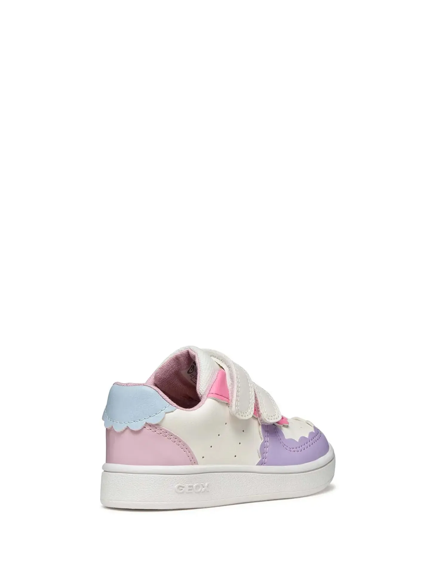 SNEAKERS BAMBINA - GEOX BIANCO-LILLA - B555MA 000BC