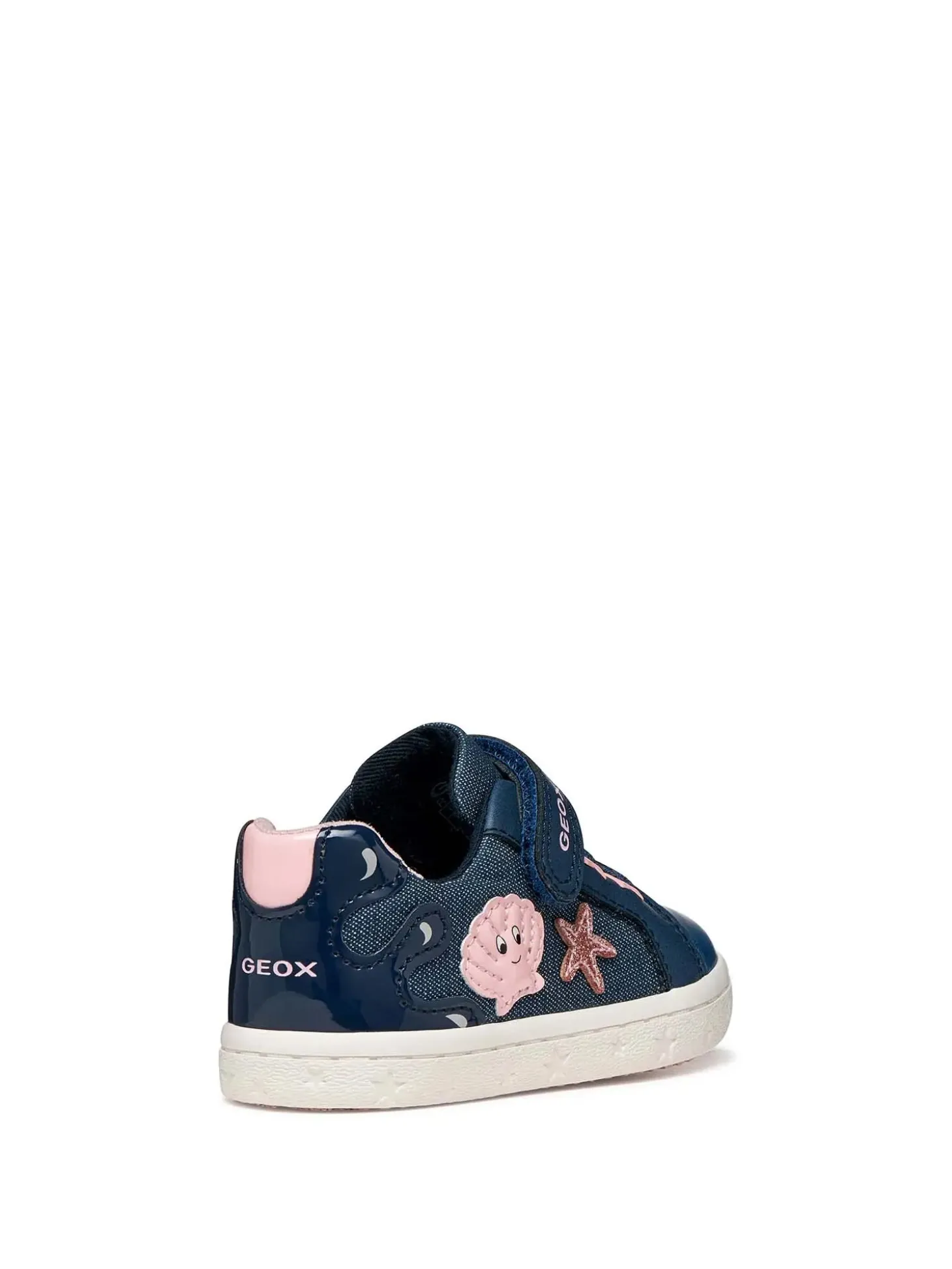 SNEAKERS BAMBINA - GEOX BLU-ROSA - B651MB 00954