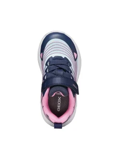 SNEAKERS BAMBINA - GEOX BLU-ROSA - B664TA 0119J
