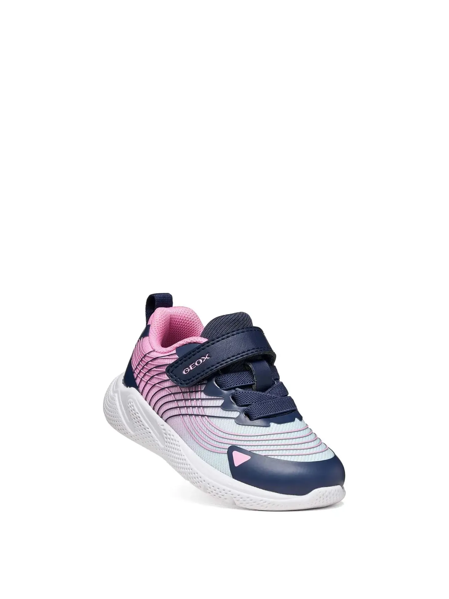 SNEAKERS BAMBINA - GEOX BLU-ROSA - B664TA 0119J