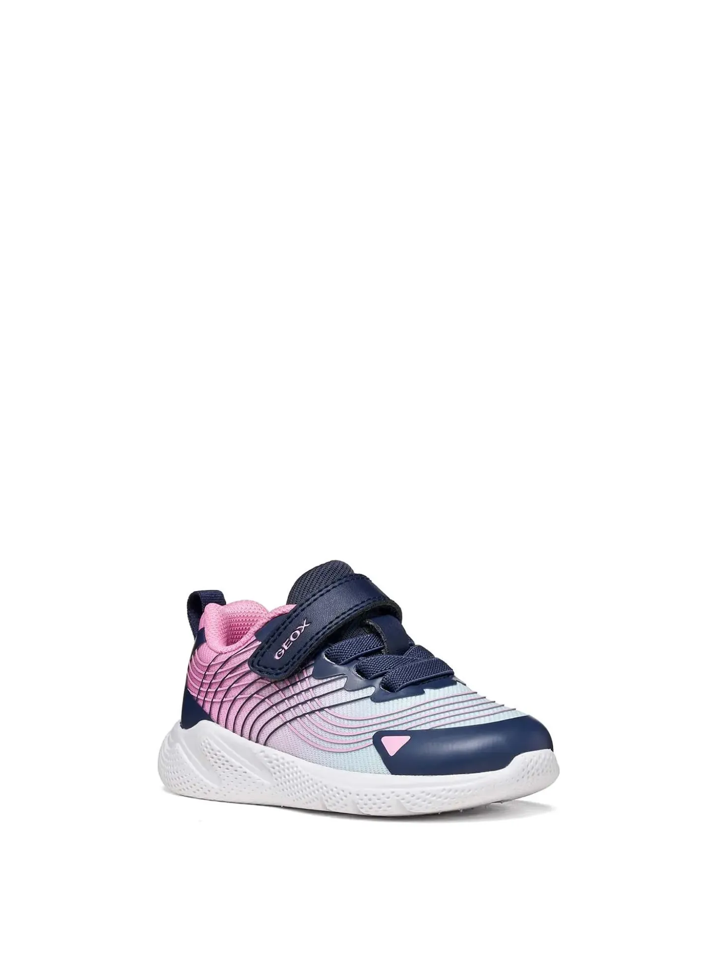 SNEAKERS BAMBINA - GEOX BLU-ROSA - B664TA 0119J