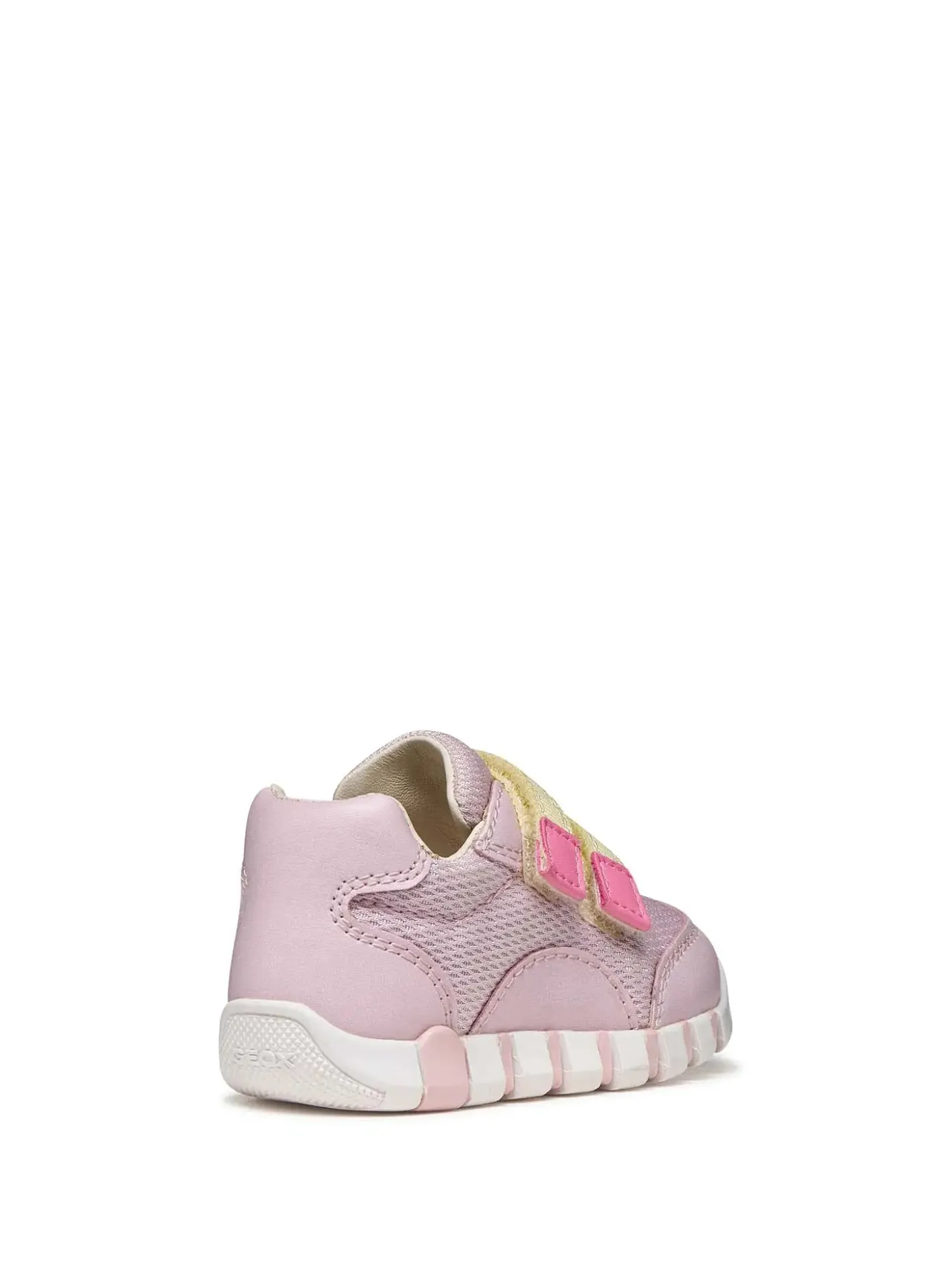 SNEAKERS BAMBINA - GEOX ROSA-GIALLO - B3558A 01454