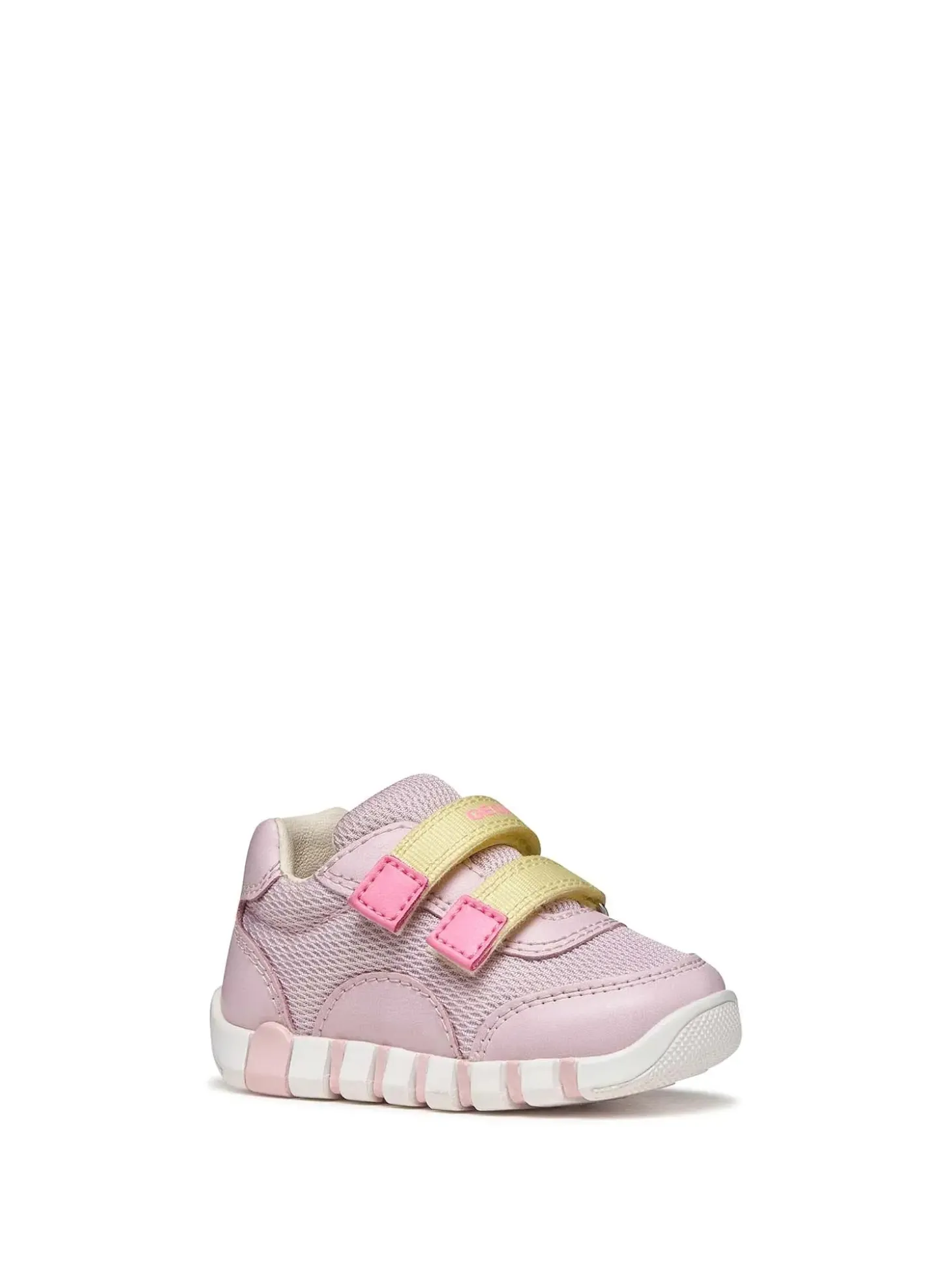 SNEAKERS BAMBINA - GEOX ROSA-GIALLO - B3558A 01454
