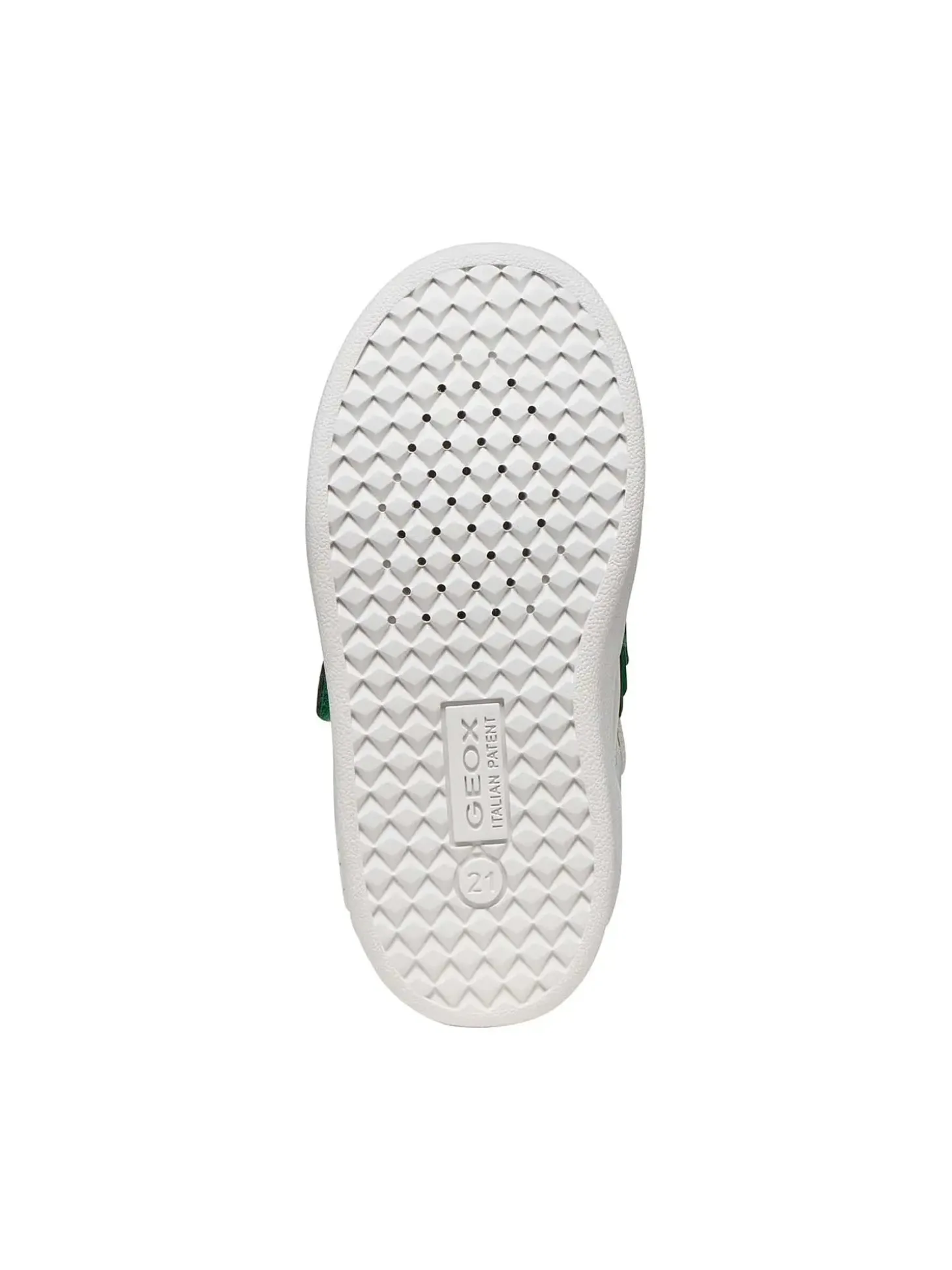 SNEAKERS BAMBINO - GEOX BIANCO-VERDE - B555LA 000BC