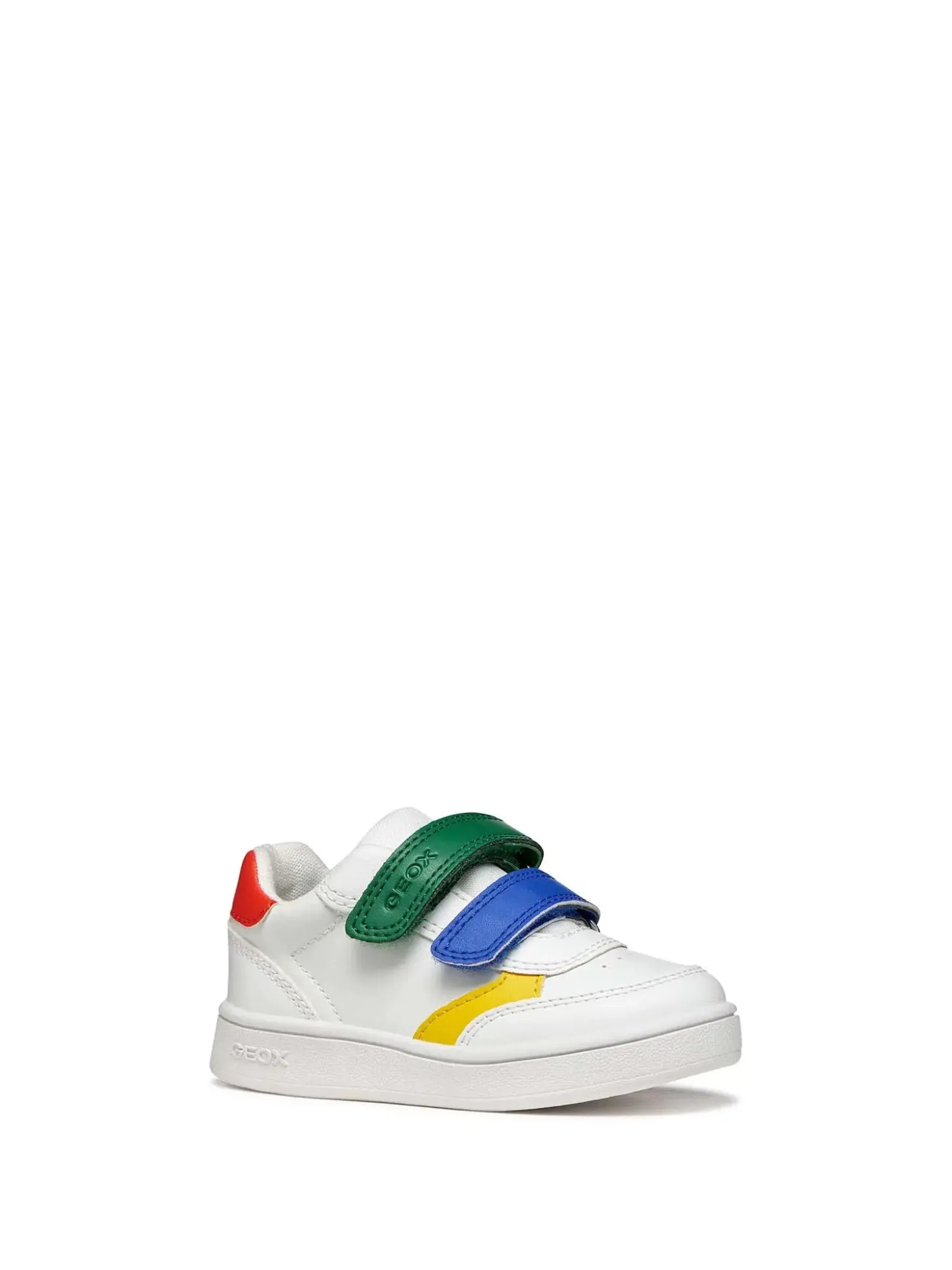 SNEAKERS BAMBINO - GEOX BIANCO-VERDE - B555LA 000BC
