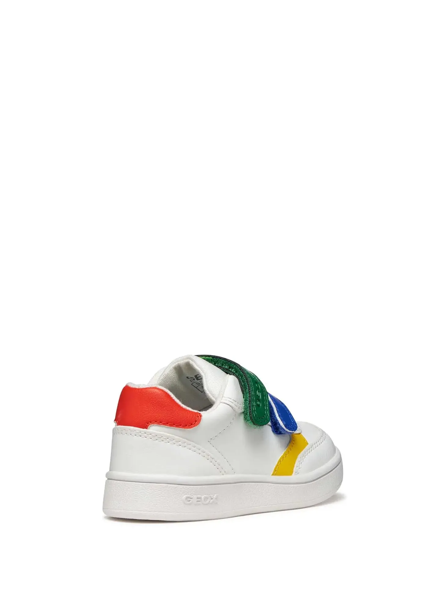 SNEAKERS BAMBINO - GEOX BIANCO-VERDE - B555LA 000BC
