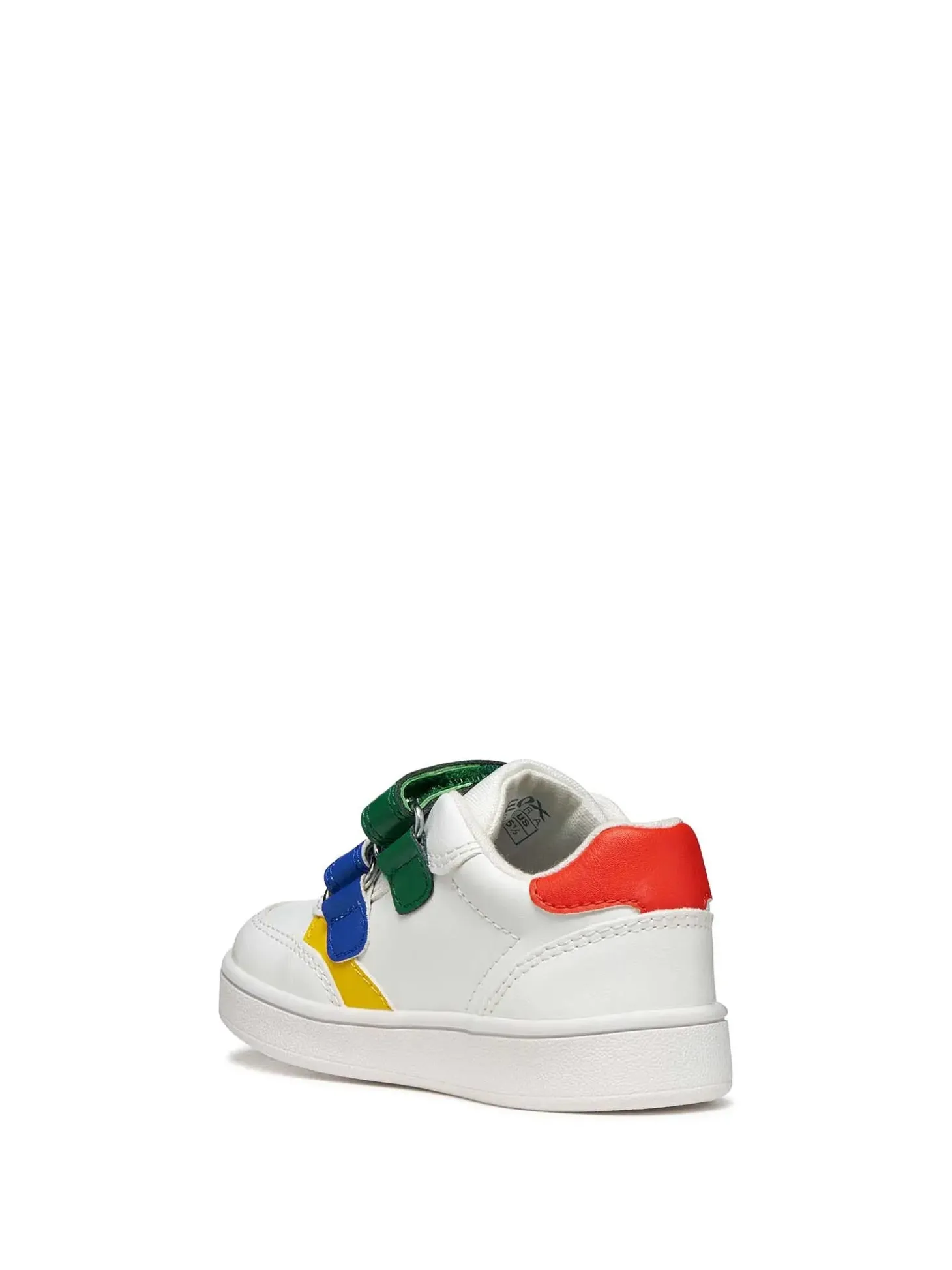 SNEAKERS BAMBINO - GEOX BIANCO-VERDE - B555LA 000BC