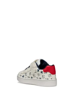 SNEAKERS BAMBINO - GEOX BIANCO-ROSSO - B455LA 000BC