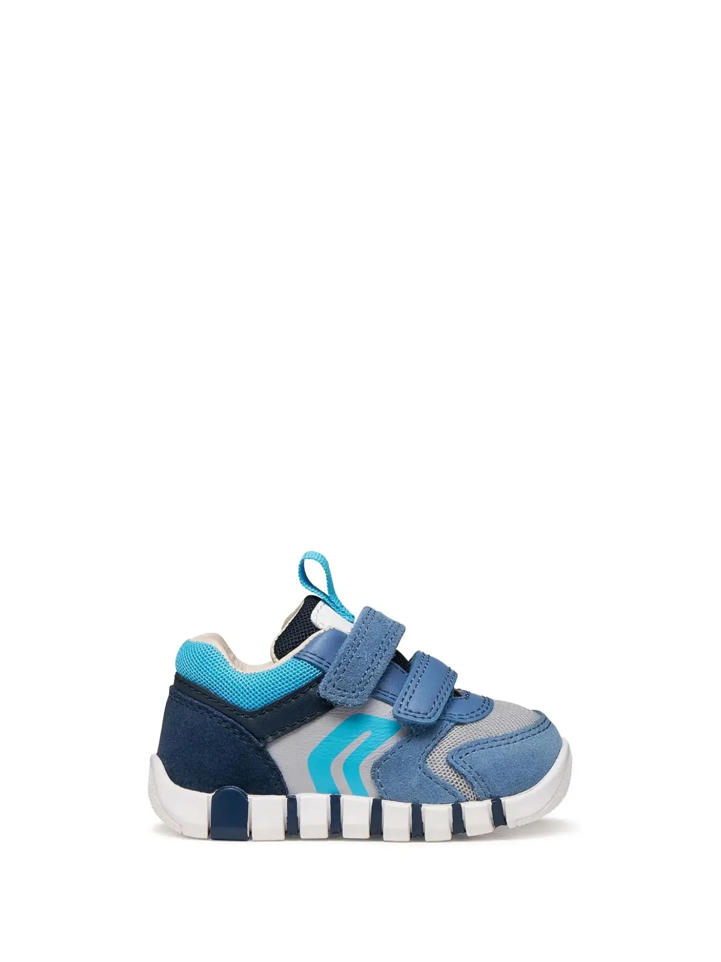 SNEAKERS BAMBINO - GEOX BLU-GRIGIO - B3555D 02214