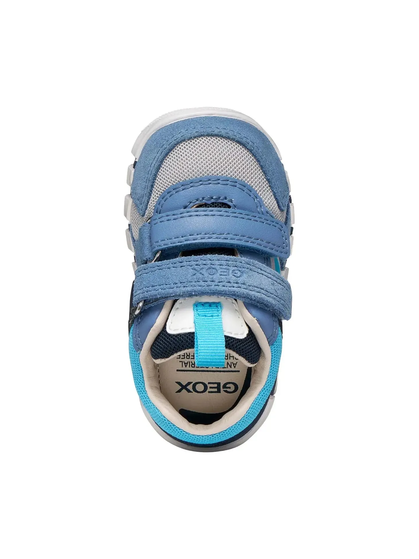 SNEAKERS BAMBINO - GEOX BLU-GRIGIO - B3555D 02214