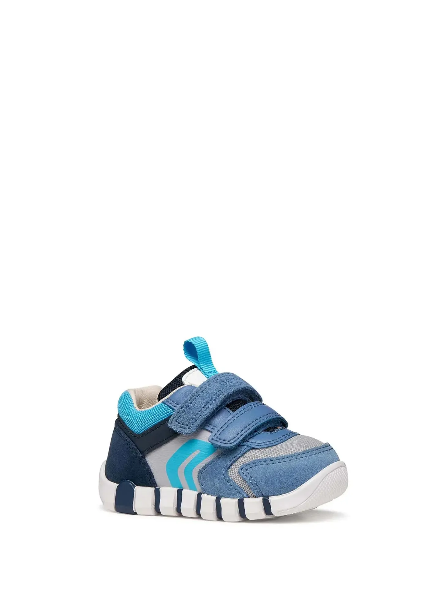 SNEAKERS BAMBINO - GEOX BLU-GRIGIO - B3555D 02214