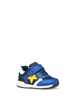 SNEAKERS BAMBINO - GEOX NAVY-GIALLO - B560RA 054FU