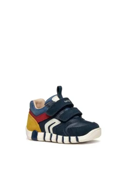 SNEAKERS BAMBINO - GEOX NAVY-ROSSO - B3555D 05422