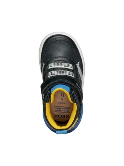 SNEAKERS BAMBINO - GEOX NERO-GIALLO - B661NA 05402