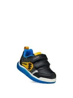 SNEAKERS BAMBINO - GEOX NERO-GIALLO - B665ZA 000BC