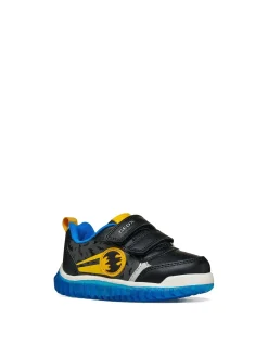 SNEAKERS BAMBINO - GEOX NERO-GIALLO - B665ZA 000BC