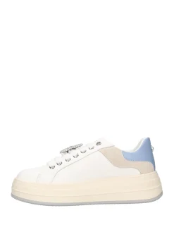 SNEAKERS DONNA - APE PAZZA BIANCO-BLU - S6LIFTY15/LES