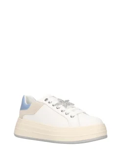 SNEAKERS DONNA - APE PAZZA BIANCO-BLU - S6LIFTY15/LES