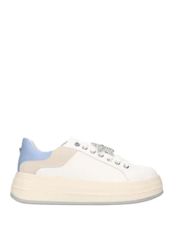 SNEAKERS DONNA - APE PAZZA BIANCO-BLU - S6LIFTY15/LES